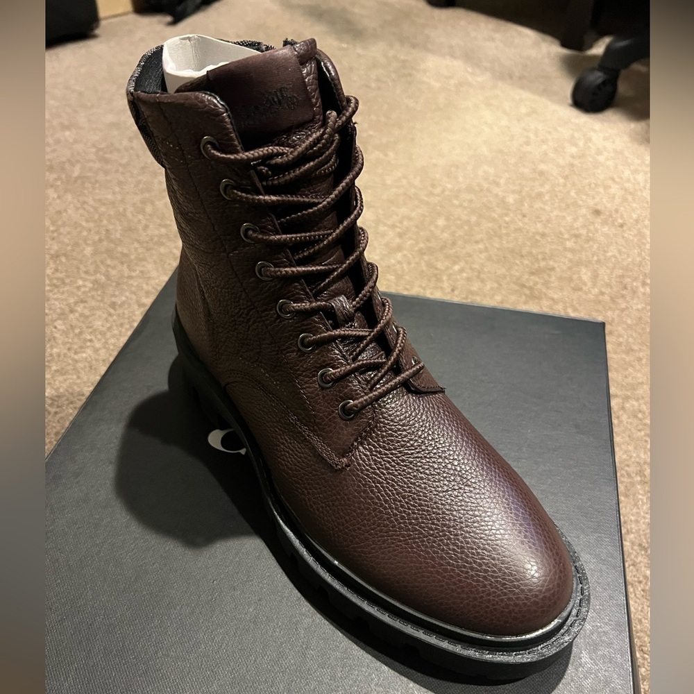 Coach Citysole Leather Boot. Oxblood, NIB *Rare*